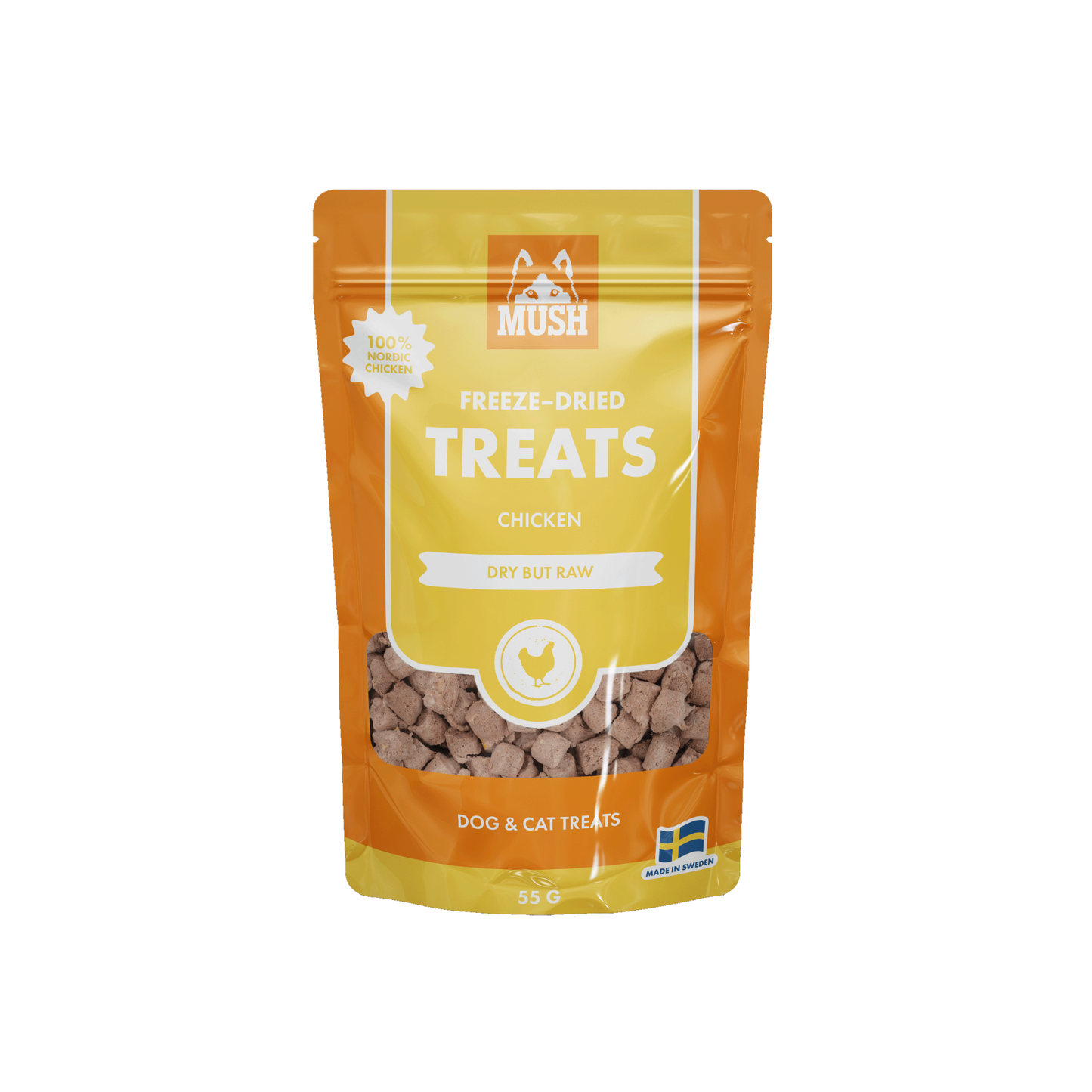 MUSH Treat Kylling - 55 g