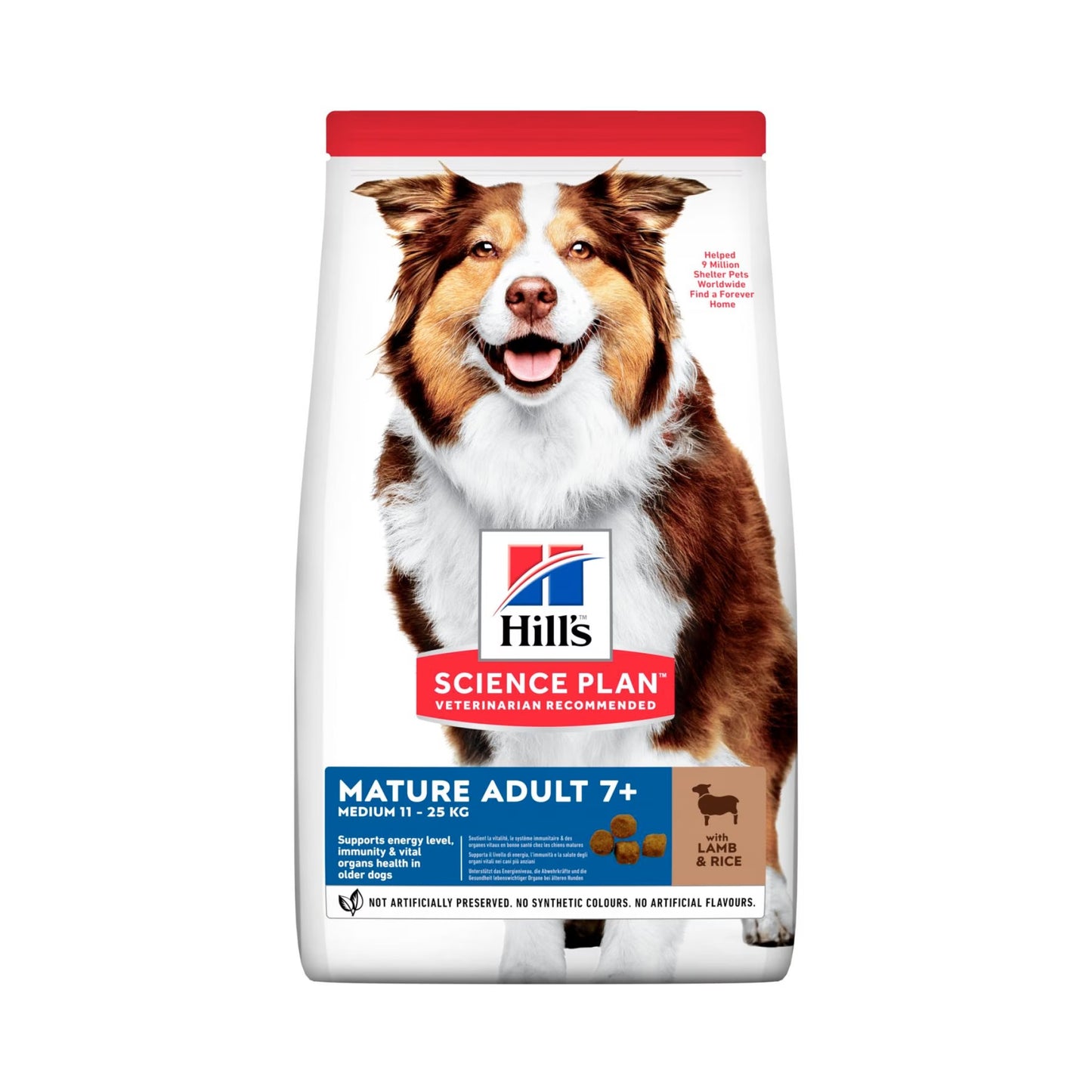 Hills Mature Adult 7+ Medium Breed - Lamb & Rice - 12 kg
