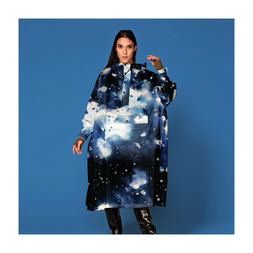 Rainkiss Regnponcho Starry Night