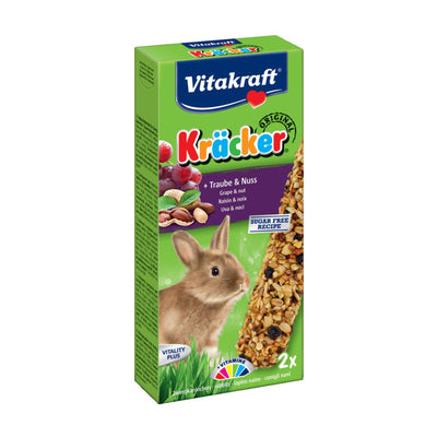 Vitakraft Kräcker, snack til din kanin med vindrue og nødder