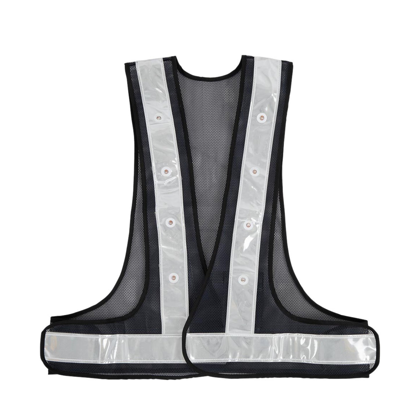 BR Refleksvest LED lys Sølv Voksen