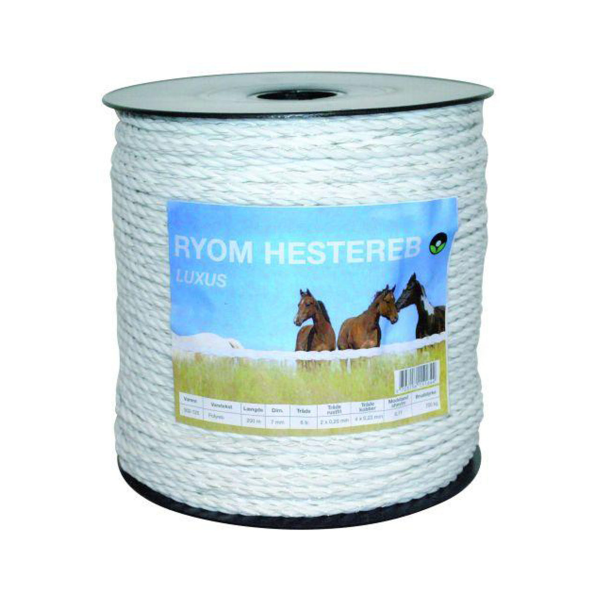 Ryom Hestereb hvid luksus 7mm