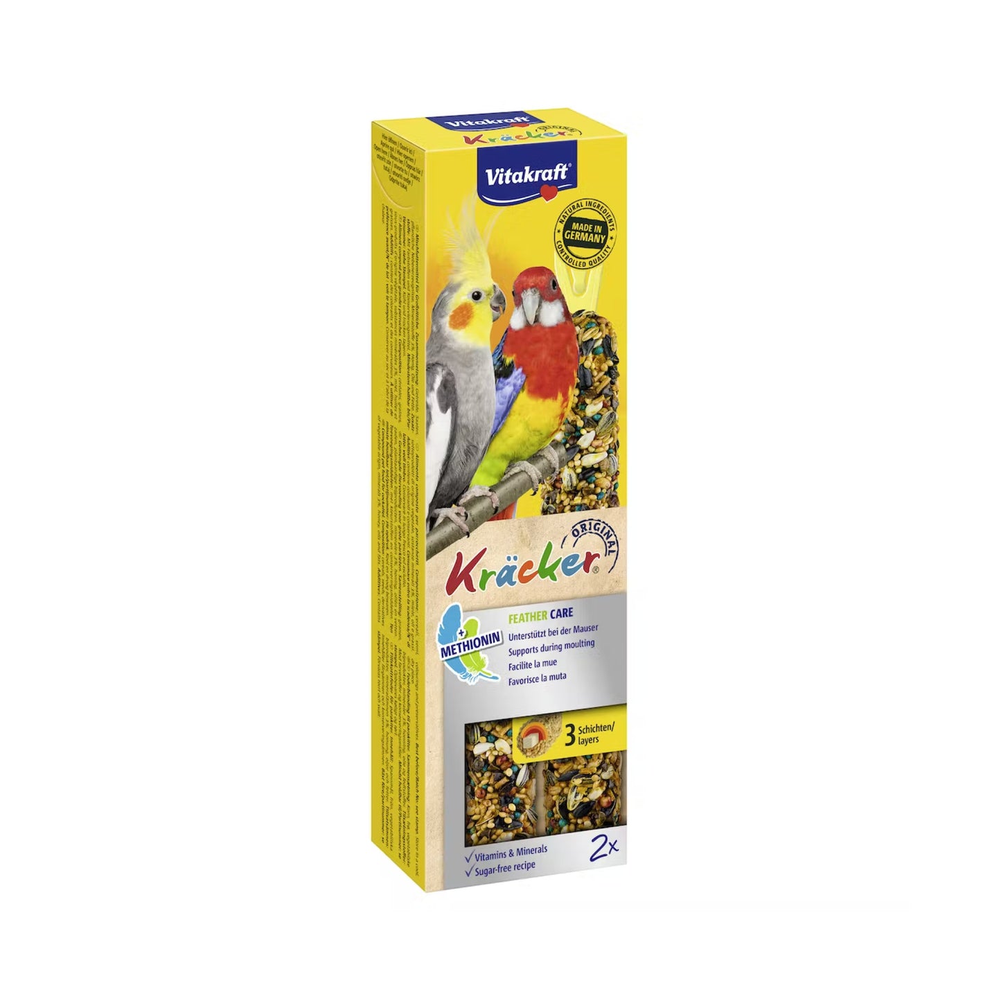 Kräcker Papegøje - Feather Care - 2 stk