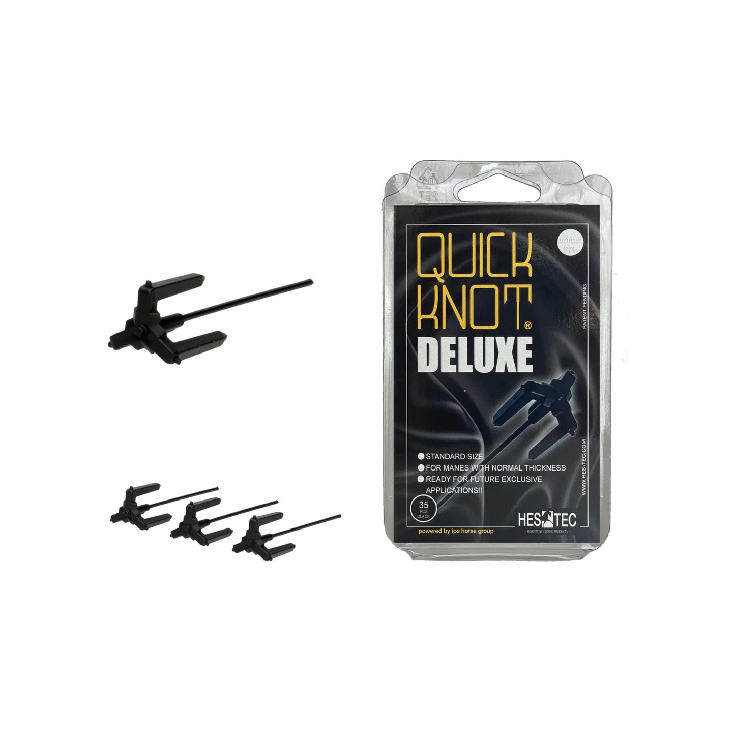 Quick Knot Deluxe Standard - Sort - 35 stk