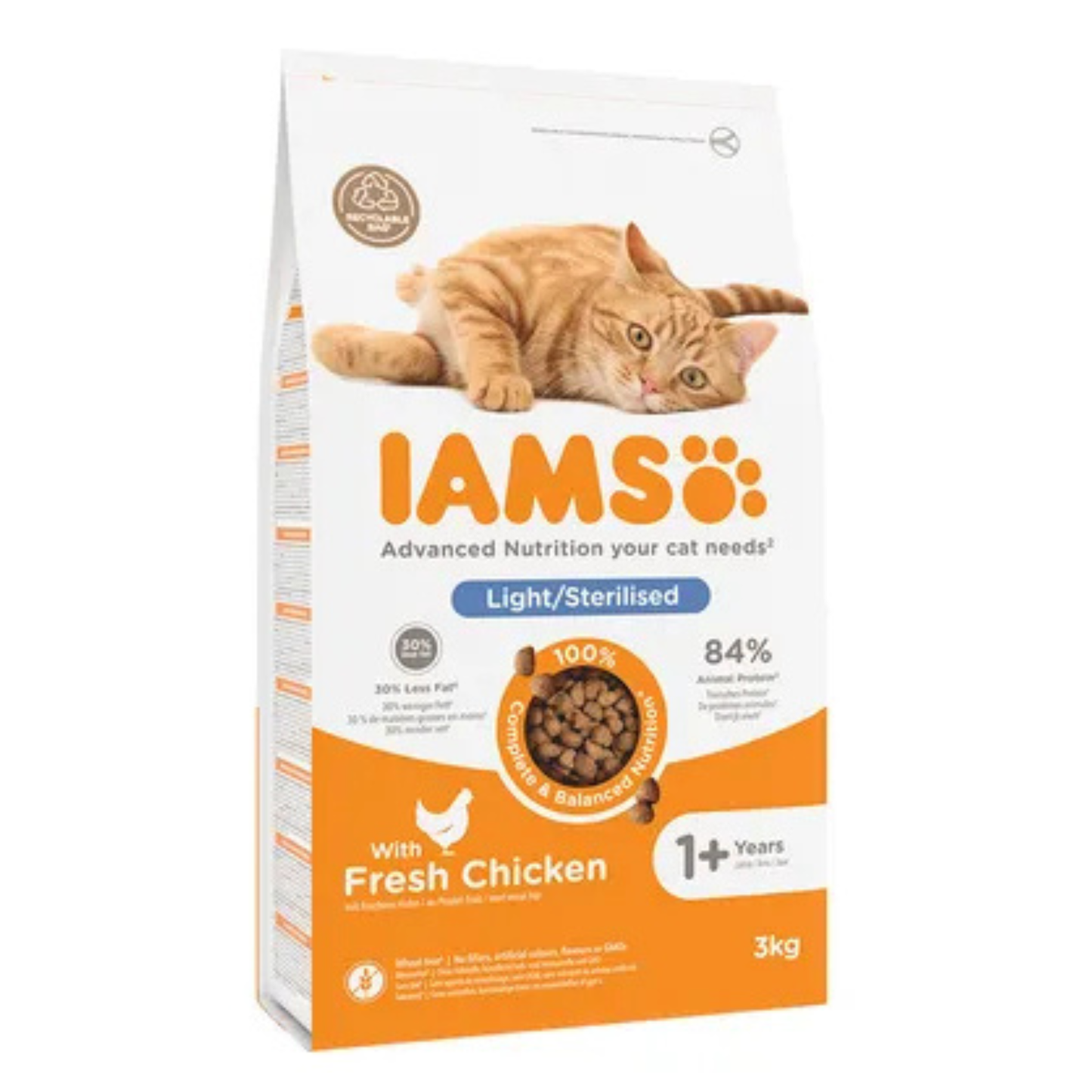 IAMS Light/sterilised - Kylling - 3kg