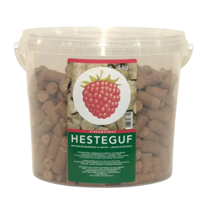 Hesteguf - Hindbær - Flere størrelser