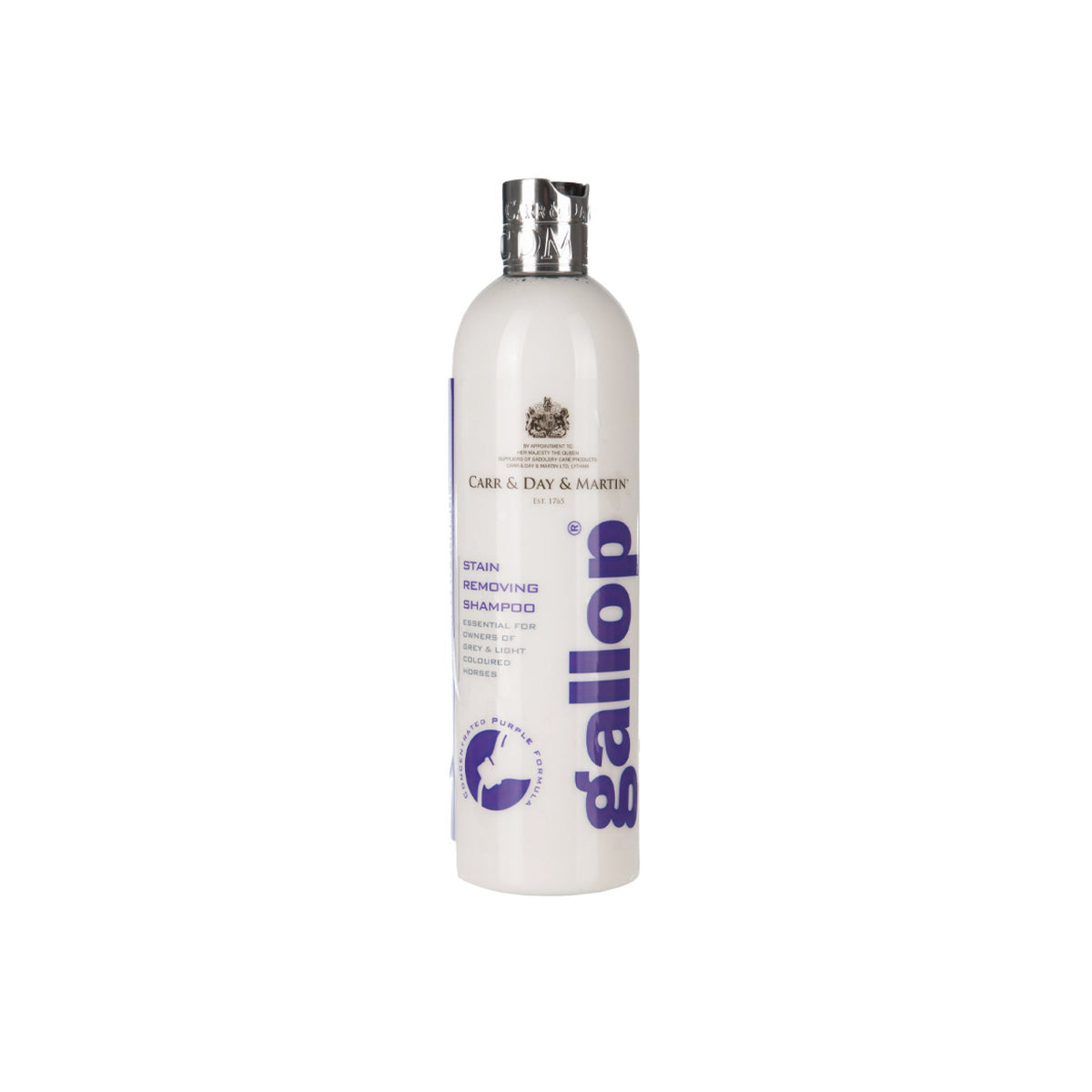 CDM Gallop Stain Removing Shampoo i 500 ml flaske til heste fra Carr & Day & Martin