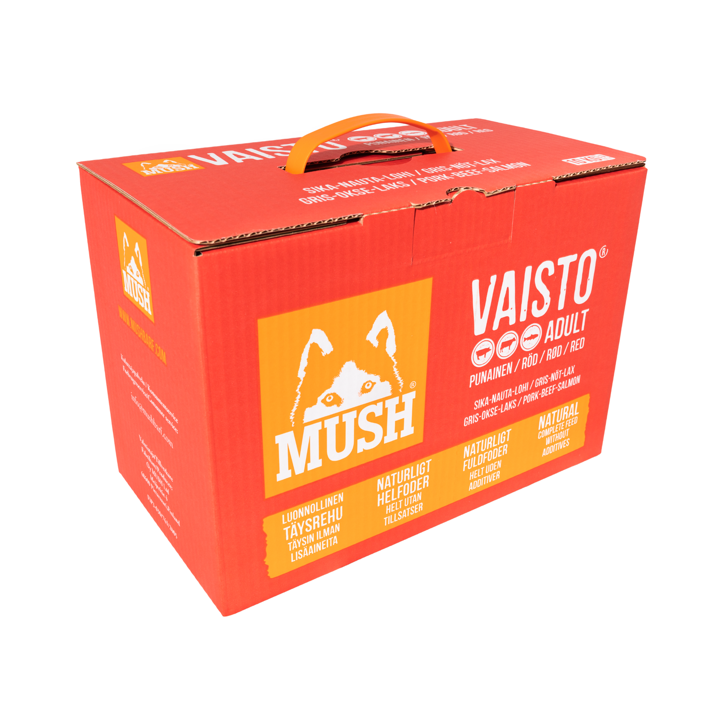 MUSH Vaisto Rød - 10 kg