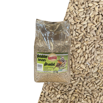 Afskallede Solsikkefrø - 3 kg