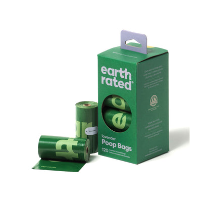 Earth Rated Bio Høm Høm Poser - Lavendelduft - 120 stk