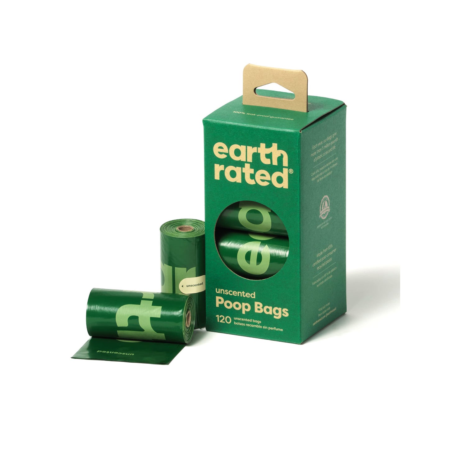 Earth Rated Bio Høm Høm Poser - Unscented - 120 stk