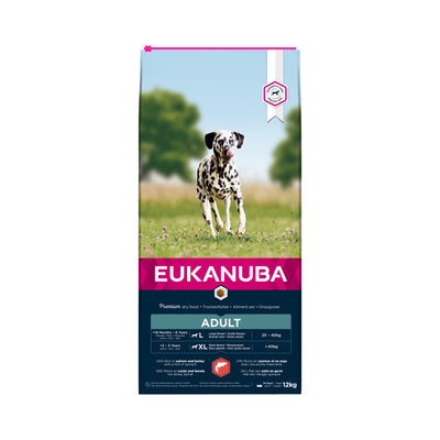 Eukanuba Adult Large - Laks - 12 kg