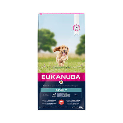 Eukanuba Adult Small/Medium - Laks - 12 kg
