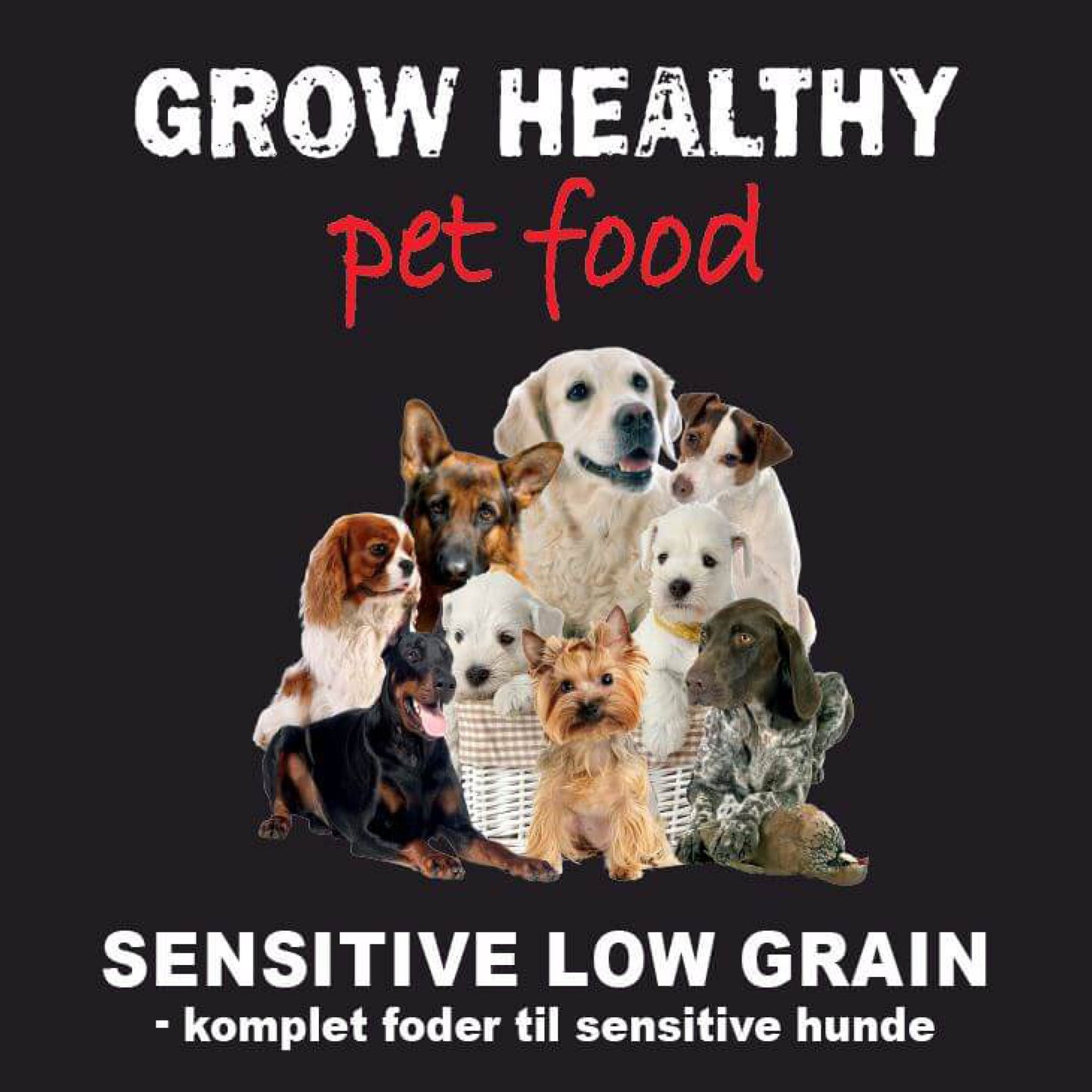 Grow Healthy Sensitive Low Grain - 12 kg