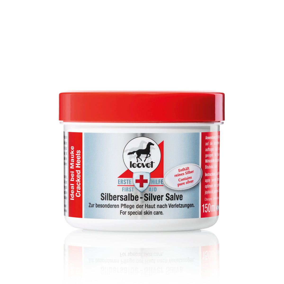 Leovet First Aid Silver Salve i 150 ml flaske til heste