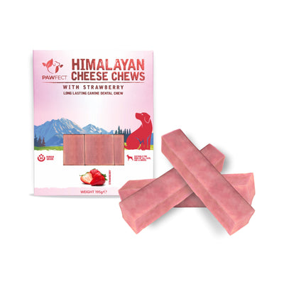 Pawfect Himalaya Osteben - Jordbær - 3 stk