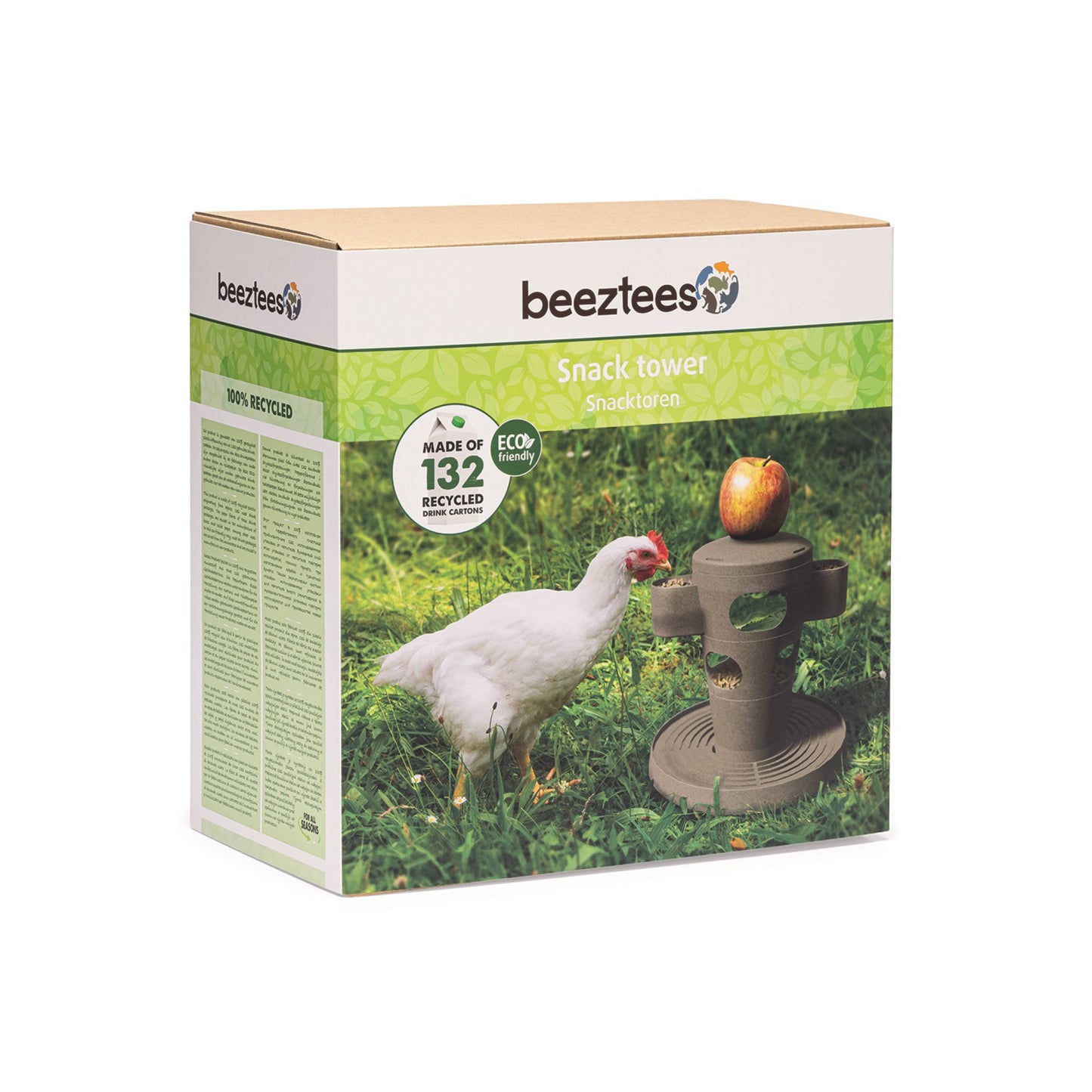 Beeztees Snacktårn - Høns - 100% Genbrugsplast