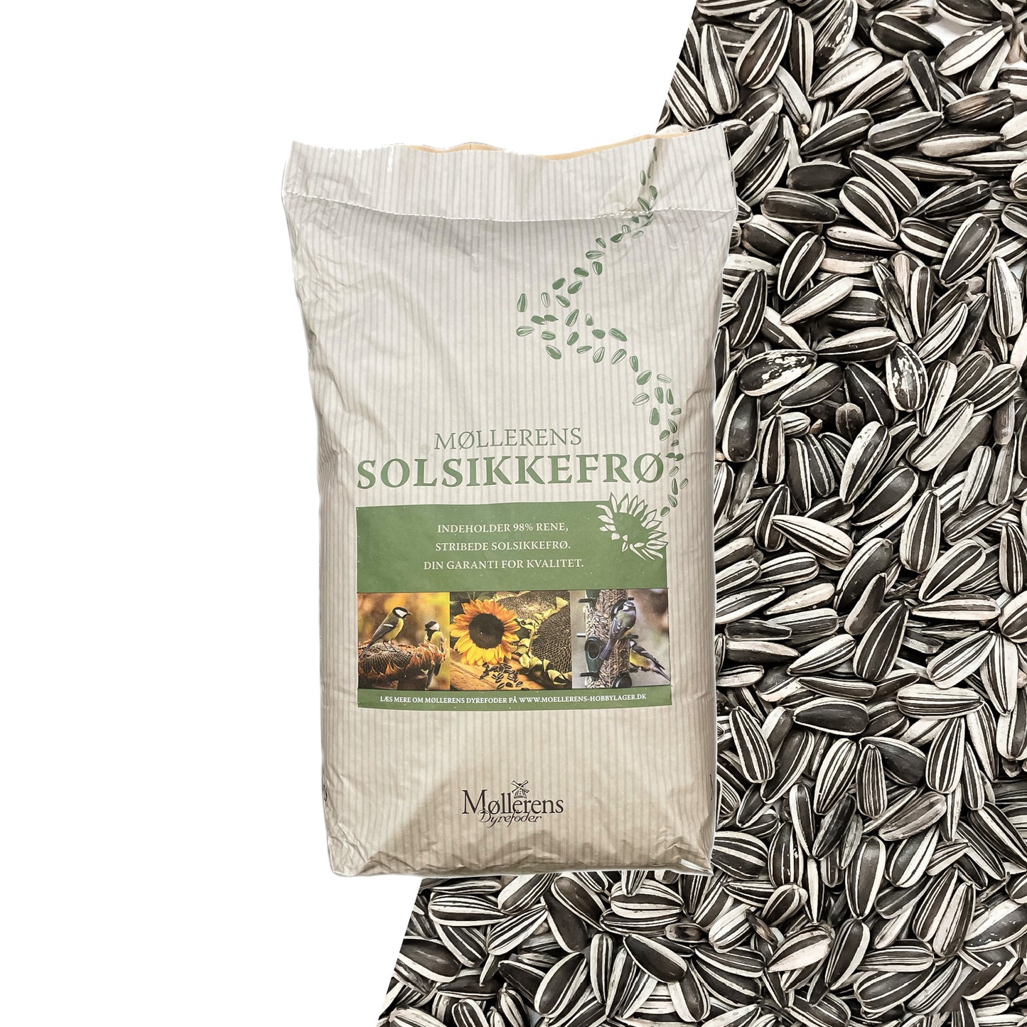 Solsikkefrø - Stribet - 15 kg