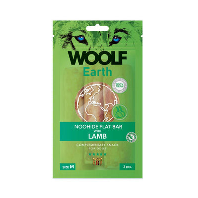 WOOLF Earth Noohide Lamb - Medium - 3 stk