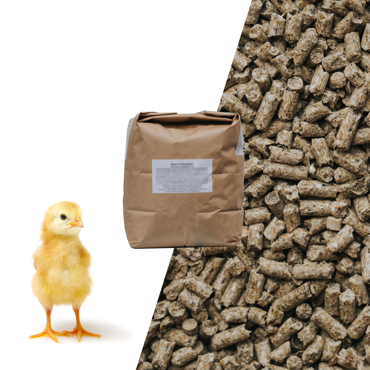 Kyllingefoder Voksefoder - 8-18 uger - 5 kg
