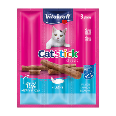 Vitakraft Cat-Stick Kattegodbidder med smag af Laks