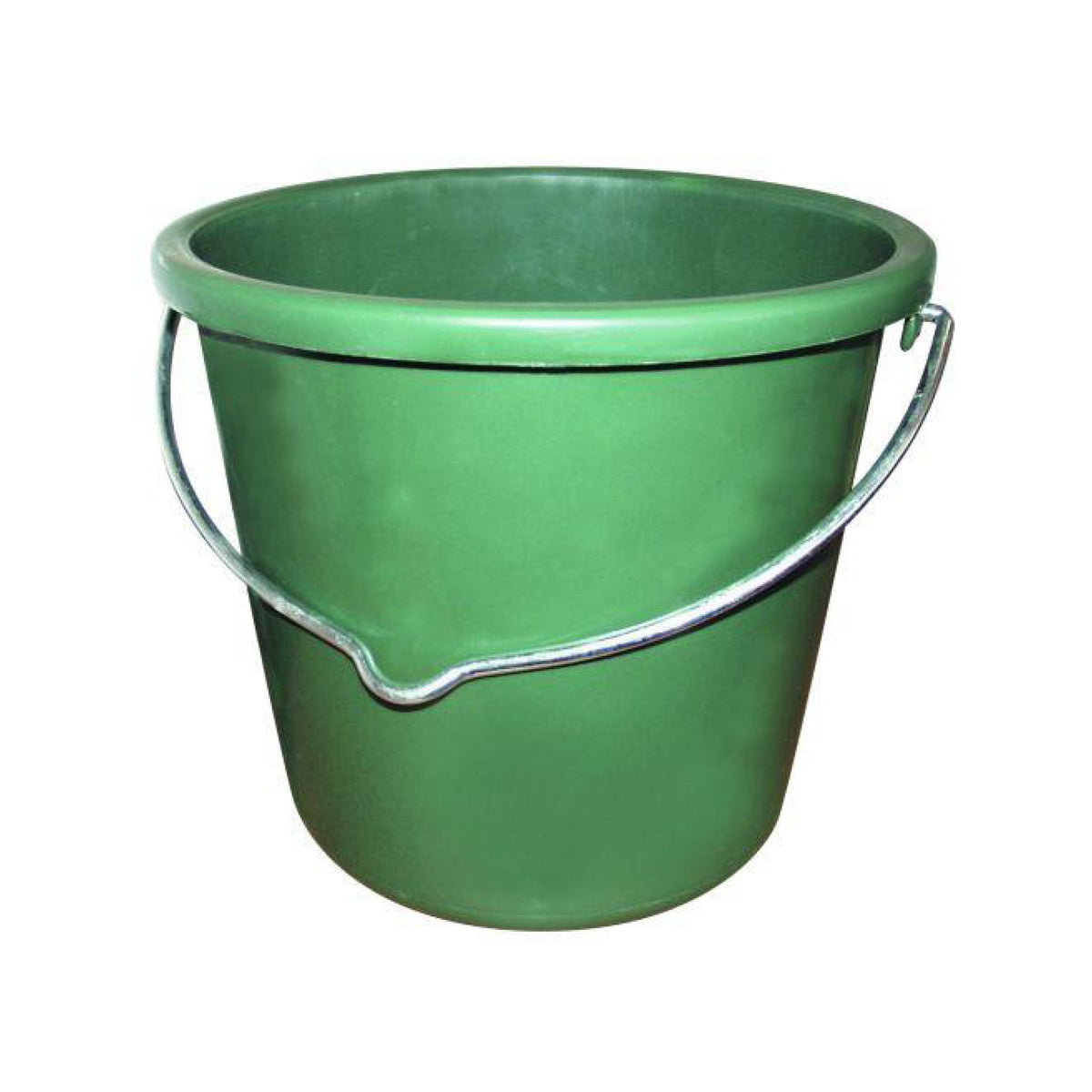 Praktisk grøn spand 15 liter.
