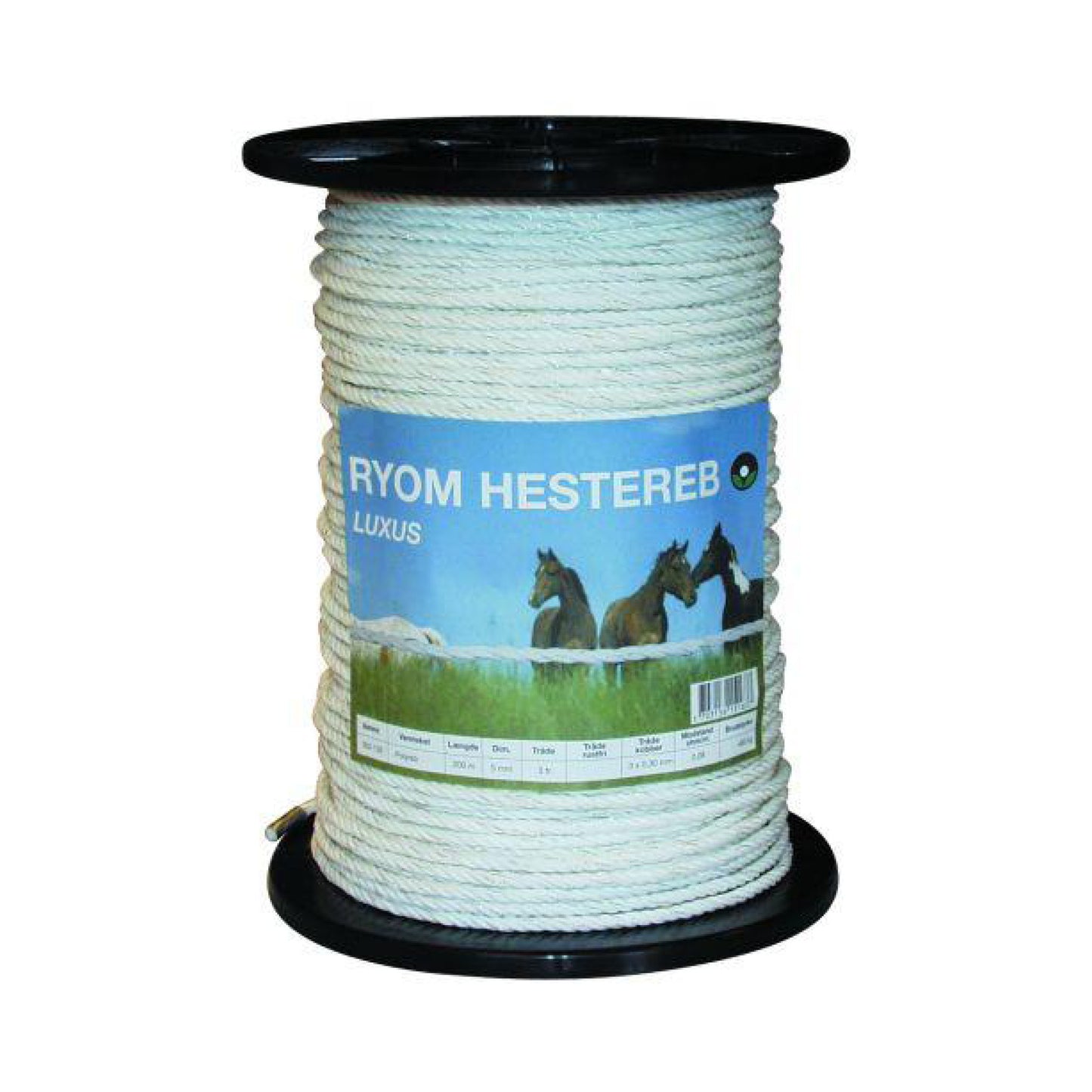 Ryom Polyreb hestereb hvid 