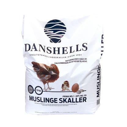 Skaller til Høns - Grove - 15 kg