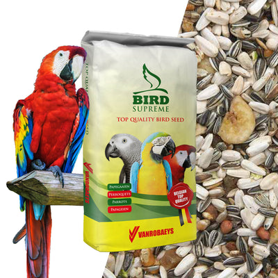 Køb foder til din papegøje med tørret frugt