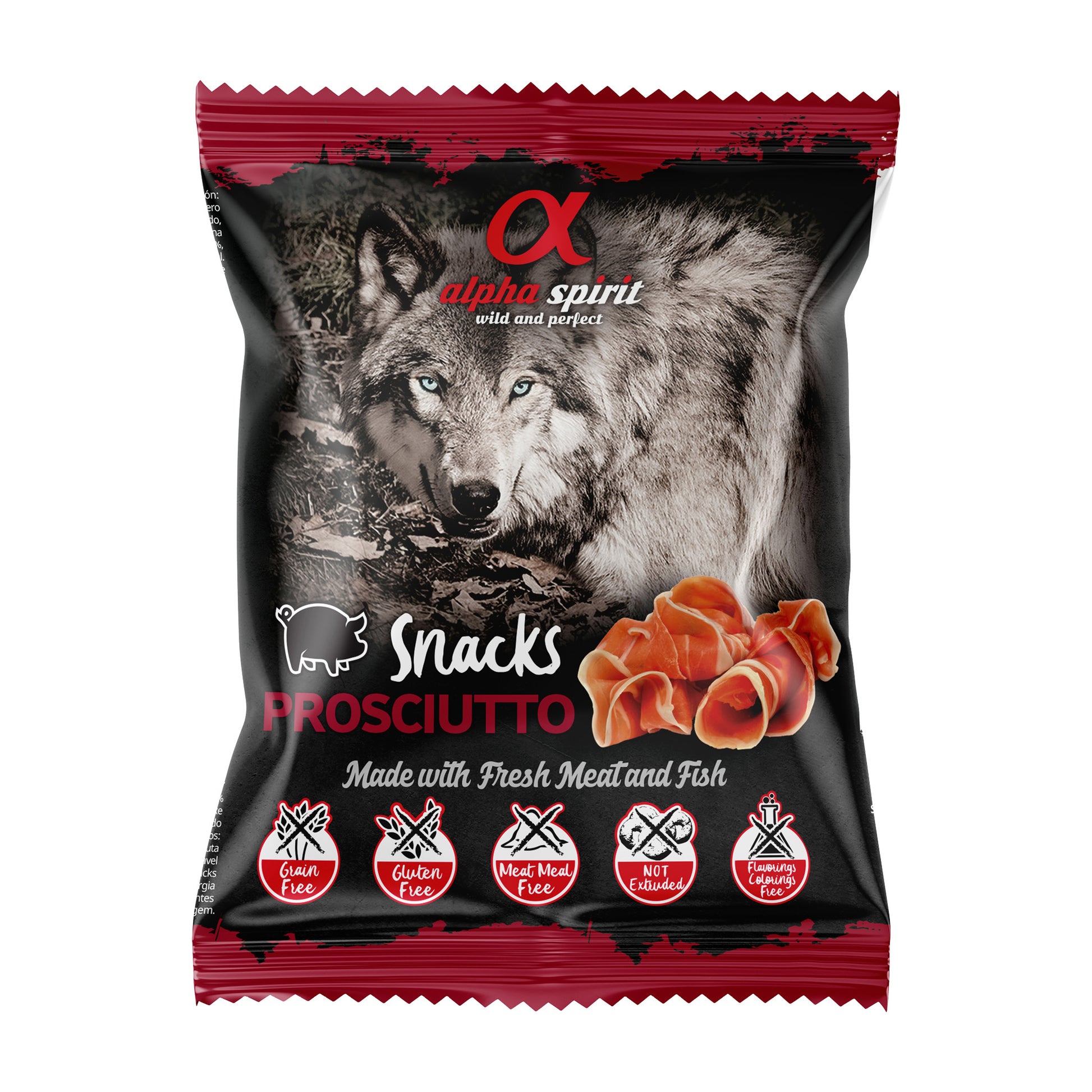 Alpha spirit ham snack hundegodbidder 50gr.