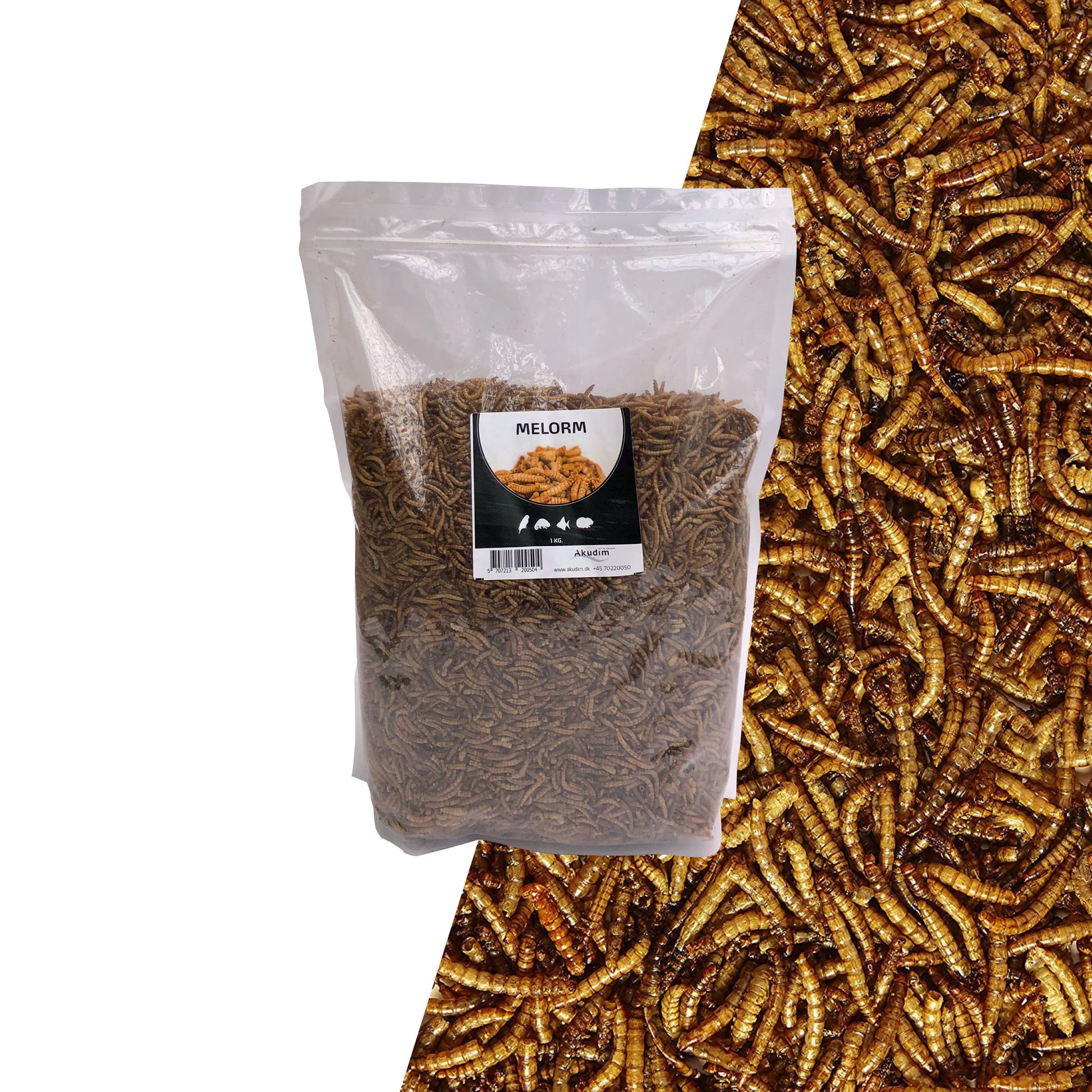 Tørrede melorme 1kg tilskud
