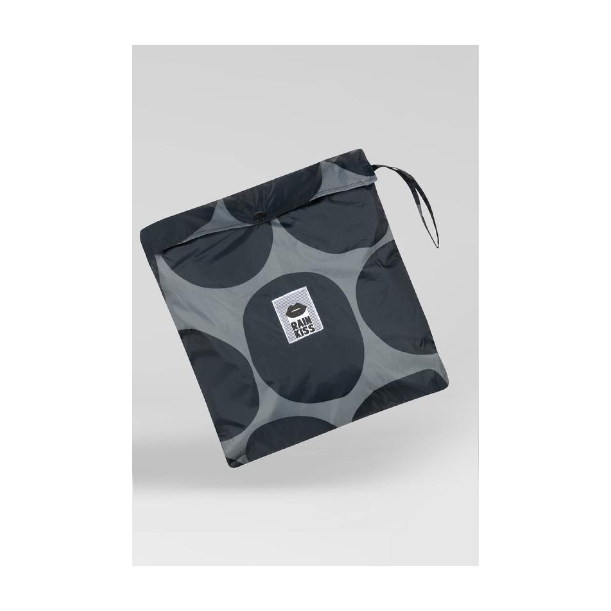 Rainkiss regnponcho Black Polka