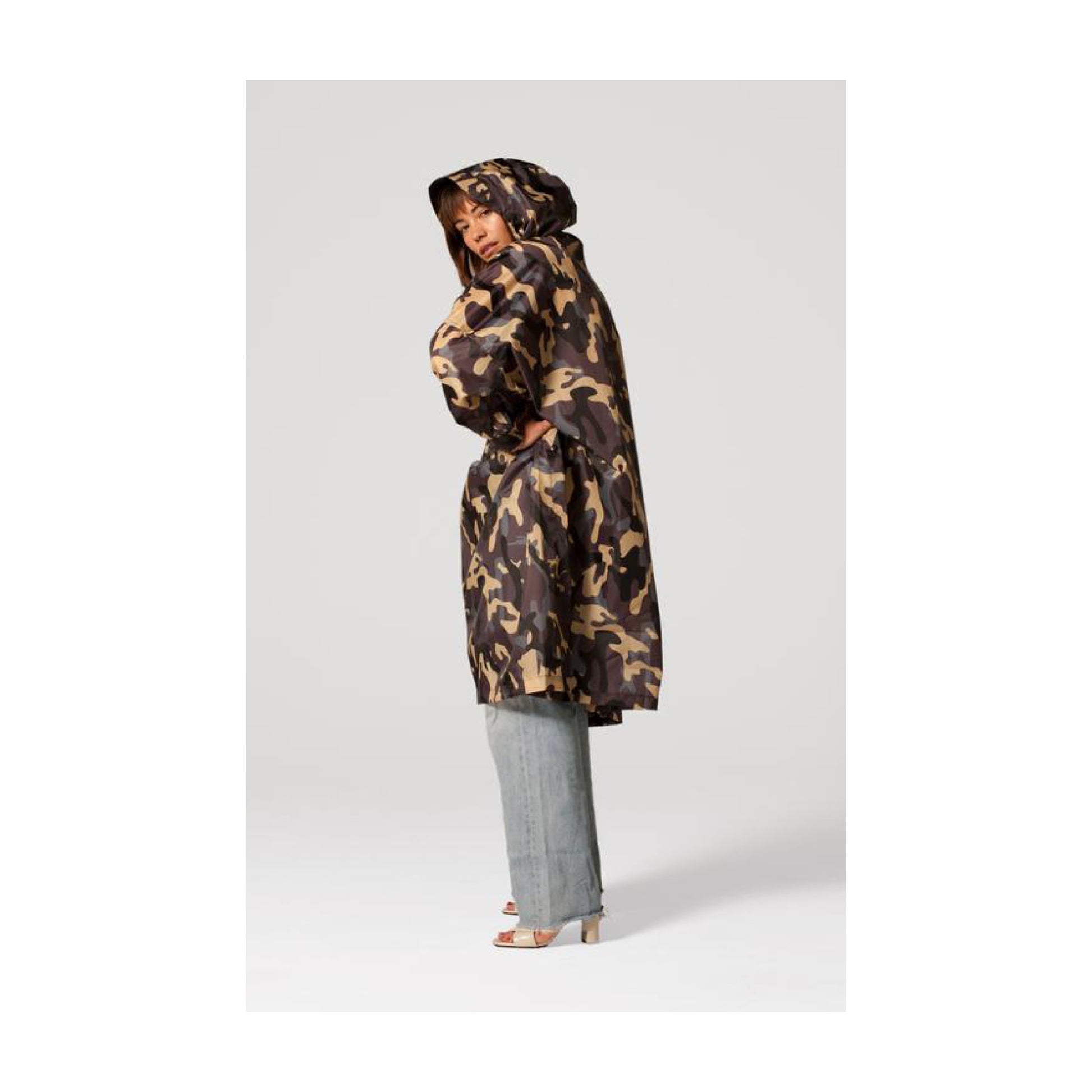 Rainkiss Poncho  Camo