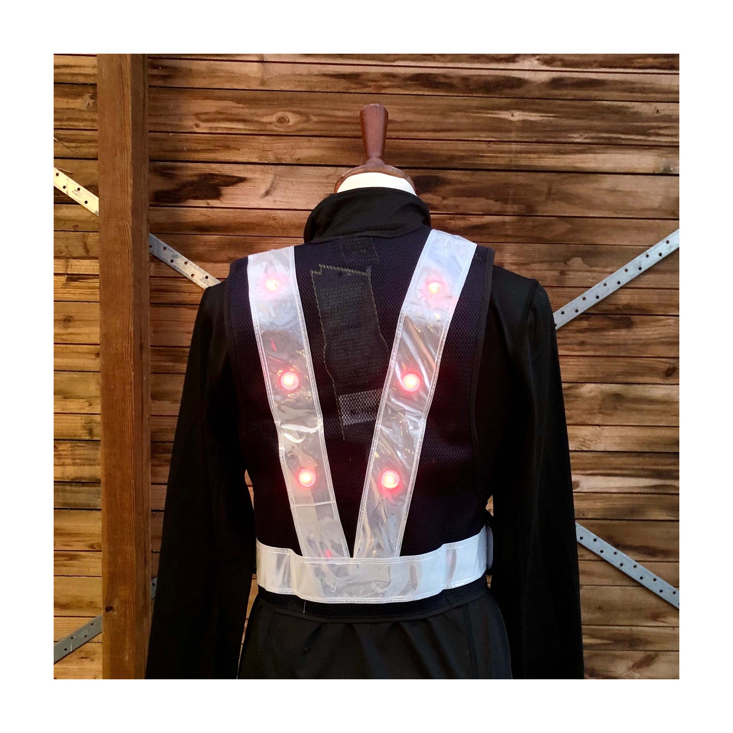 BR refleksvest med LED lys barn