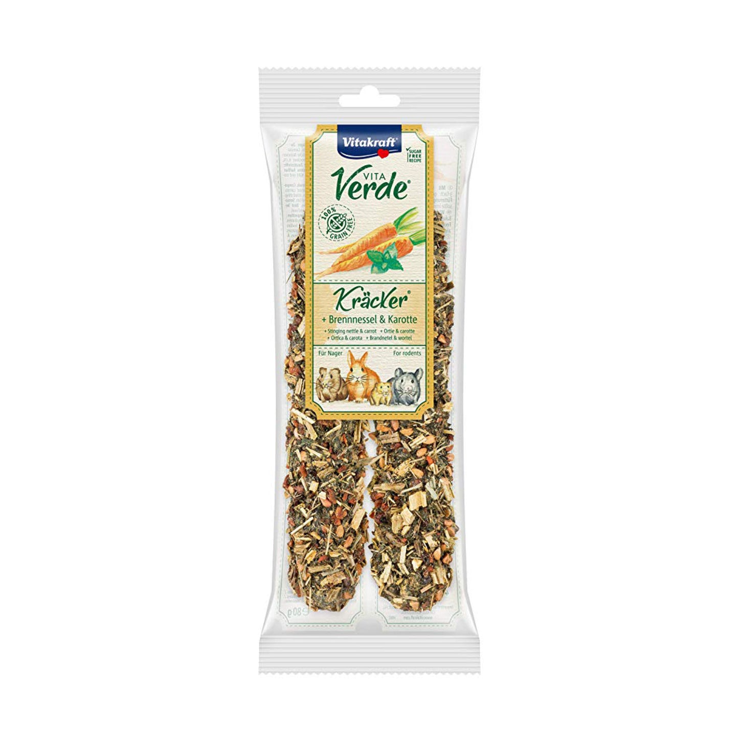 Vita Verde Kräcker - Brændenælde & Gulerod - 2 stk