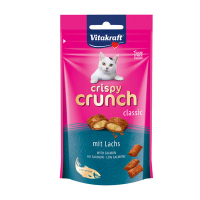 Vitakraft Crispy Crunch Classic Kattesnacks med smag af Laks