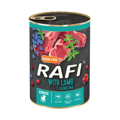Rafi kornfrit vådfoder til hvalpe 400g