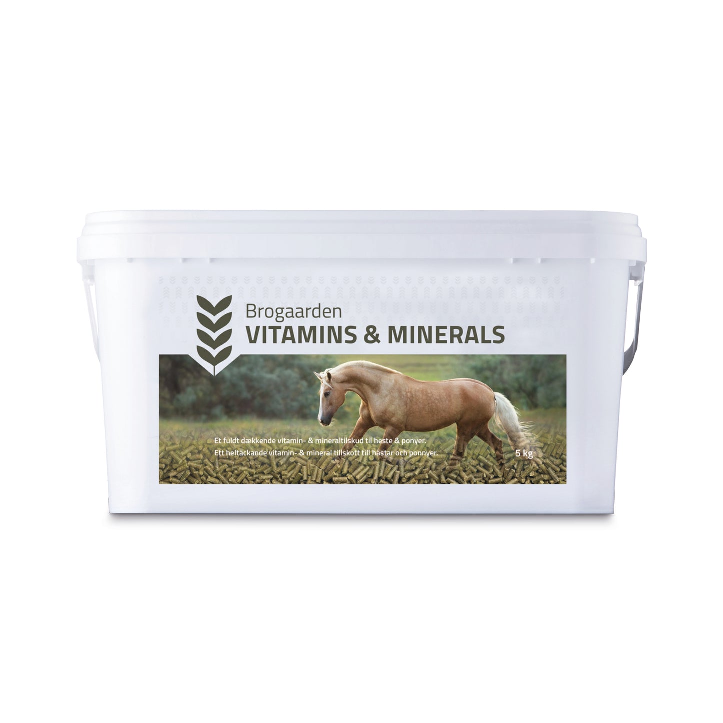 Brogaarden Vitamins & Minerals Pelleteret tilskudsfoder 5kg