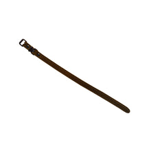 Soft Læderhalsbånd Brun 19-27cm