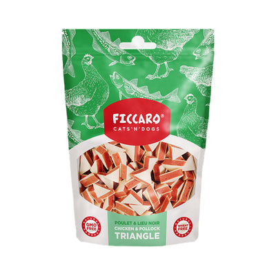 Ficcaro Chicken & Pollock Triangle - 100 g
