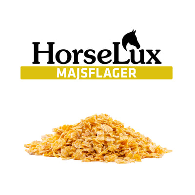 HorseLux Majsflager, foder til din hest