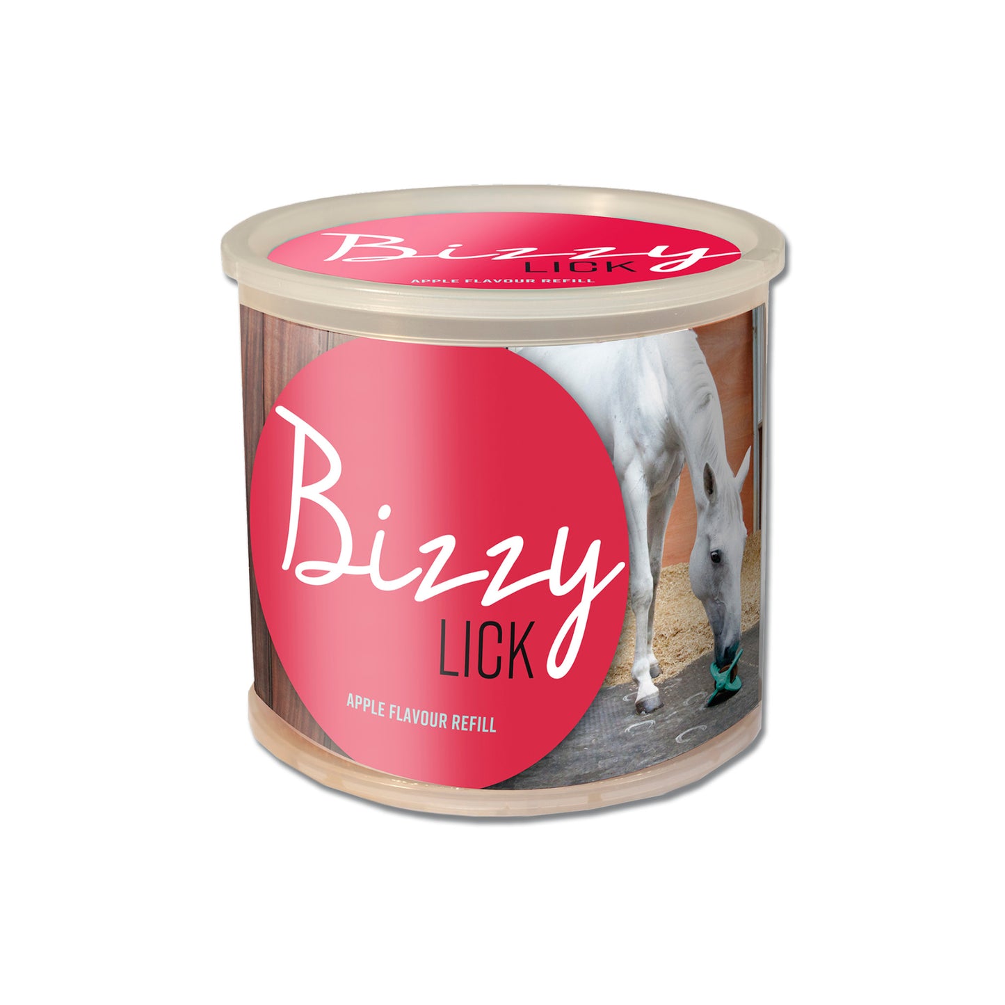 Bizzy Horse Lick Refill - Æble - 1 kg