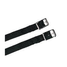 Sporeremme - Flettet Nylon - Sort